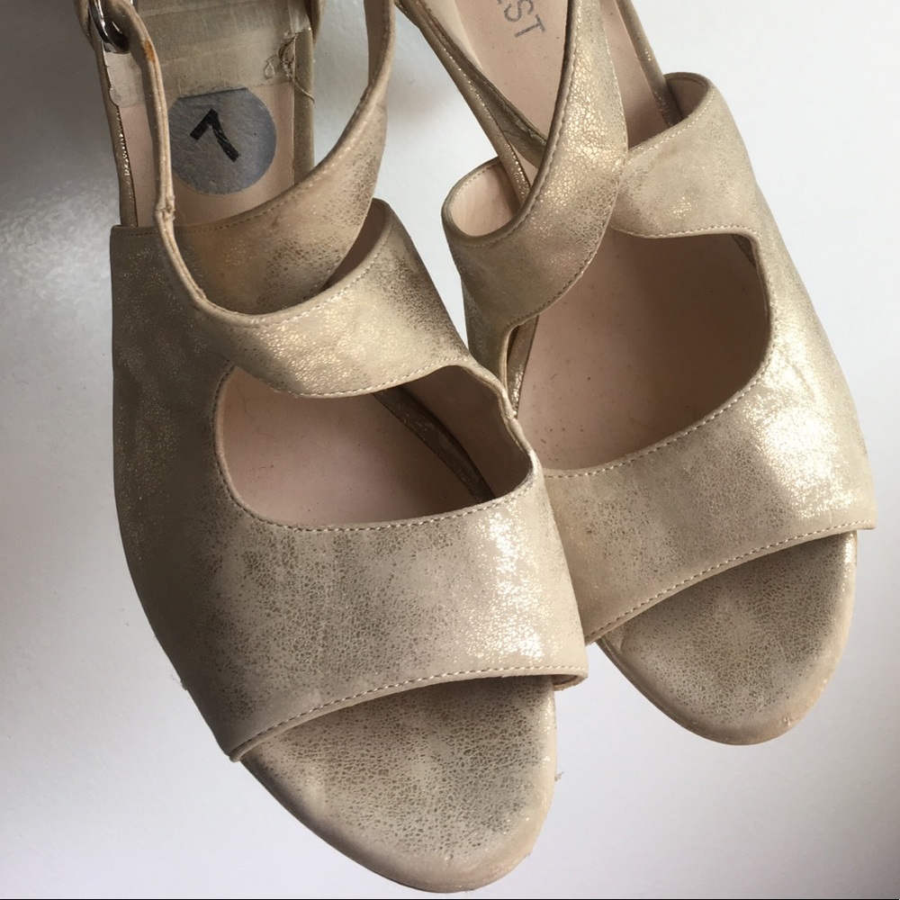 Gold heels